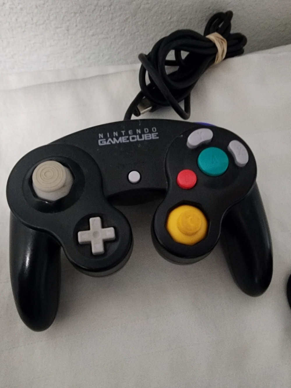 Nintendo Black GameCube Controller with Multicolor Buttons